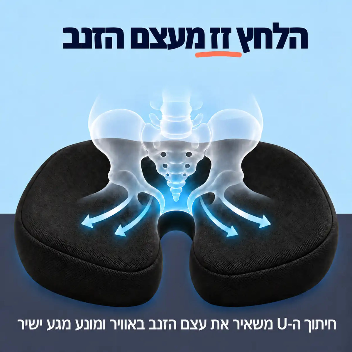™SmartFit – הכרית שתשים סוף לכאבים בישיבה