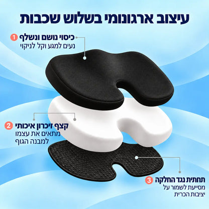 ™SmartFit – הכרית שתשים סוף לכאבים בישיבה